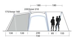 Outwell Mountain Lake 5ATC Tent (2022) -Outwell Store 111198 mountain lake 5atc drawing other4
