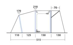 Outwell Blossburg 380 Air Drive Away Awning -Outwell Store 111242 blossburg 380 air drawing other5