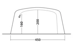 Outwell Queensdale 8PA Tent (2023) -Outwell Store 111270 queensdale 8pa drawing other5