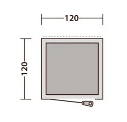 Outwell Seahaven Station Single -Outwell Store 111287 outwell seahaven comfort station single drawing floorplan3