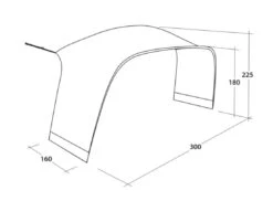 Outwell Lounge Tent Connector M (2023) -Outwell Store 111342 lounge tent connector m drawing perspective2 page 0001