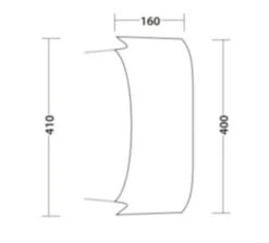 Outwell Lounge Tent Connector XL (2023) 7 Outwell Lounge Tent Connector XL (2023) -Outwell Store 111343 lounge tent connector xl drawing floorplan3 page 0001