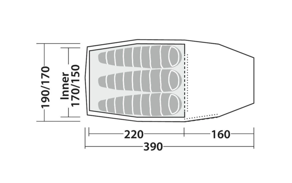 Robens Pioneer 3EX Tent (2022) 3 Robens Pioneer 3EX Tent (2022) - Image 3
