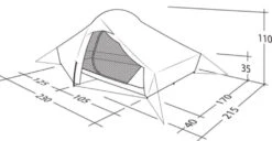 Robens Chaser 3XE Tent (2022) 26 Robens Chaser 3XE Tent (2022) -Outwell Store 130317 chaser 3xe drawing perspective2