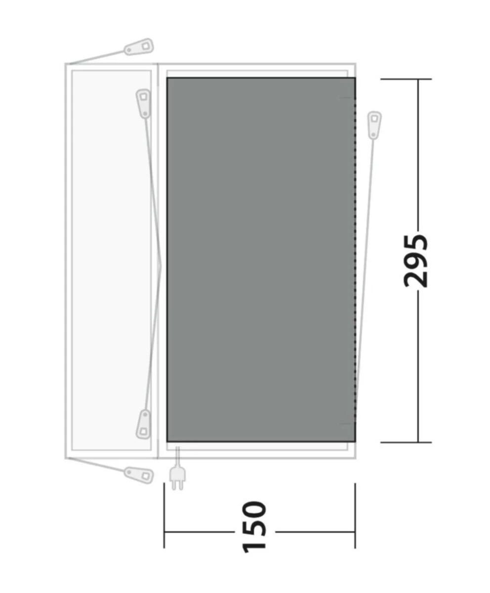 Outwell Lakecrest Flat Woven Carpet 2 Outwell Lakecrest Flat Woven Carpet - Image 2