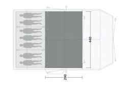 Outwell Knoxville 7SA Flat Woven Carpet -Outwell Store 170938 flat woven carpet knoxville 7sa drawing floorplan2
