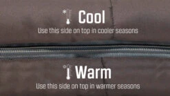 Outwell Contour Supreme Coffee Sleeping Bag -Outwell Store 230369 contour supreme coffee feature photo18