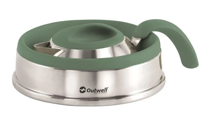 Outwell Collaps Kettle 1.5 Litre (Shadow Green) 2 Outwell Collaps Kettle 1.5 Litre (Shadow Green) - Image 2