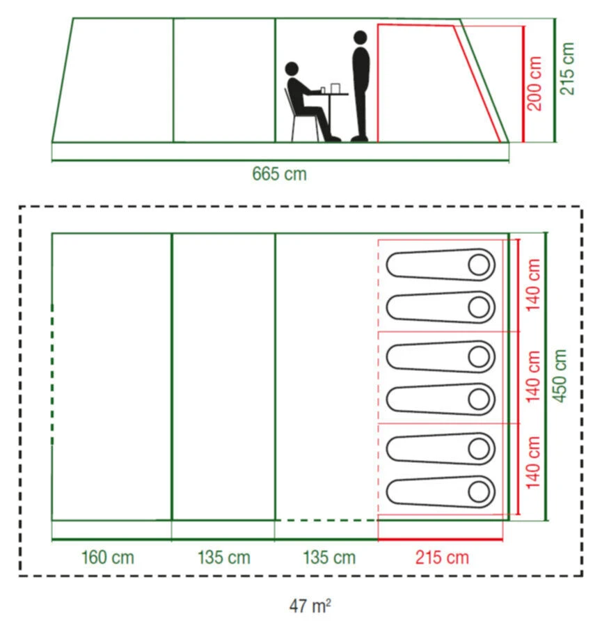 Coleman Weathermaster 6XL Air Tent 2 Coleman Weathermaster 6XL Air Tent - Image 2