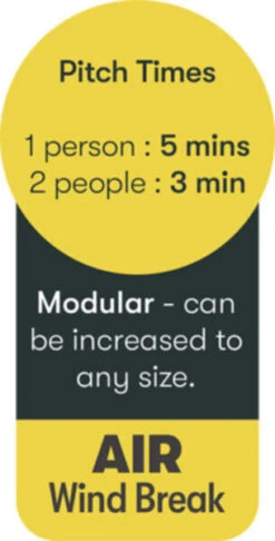 Quest Falcon Air Shield 500 - 3 Panels (2022) -Outwell Store a1038 9 midsize