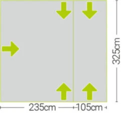 Quest Falcon 300 Poled Drive Away Awning Low (2022) -Outwell Store a3507 7 midsize