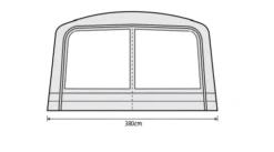 Outdoor Revolution Airedale 6.0s / 6.0se Front Porch Extension 10 Outdoor Revolution Airedale 6.0s / 6.0se Front Porch Extension -Outwell Store airedale 6s se front porch extension fp 2
