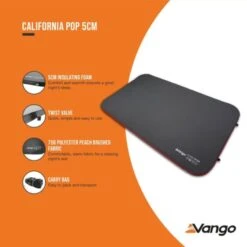 Vango California Pop 5cm Self Inflating Mattress 14 Vango California Pop 5cm Self Inflating Mattress -Outwell Store california pop 5cm low res