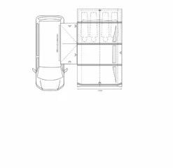 Outdoor Revolution Movelite T4E Midline Awning (220-255cm) 11 Outdoor Revolution Movelite T4E Midline Awning (220-255cm) -Outwell Store movelite t4e floor1 pe