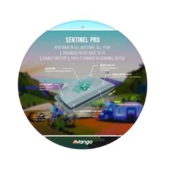 Vango Airbeam Vango Galli III Low Airaway Awning (2022) -Outwell Store sentinel pro v