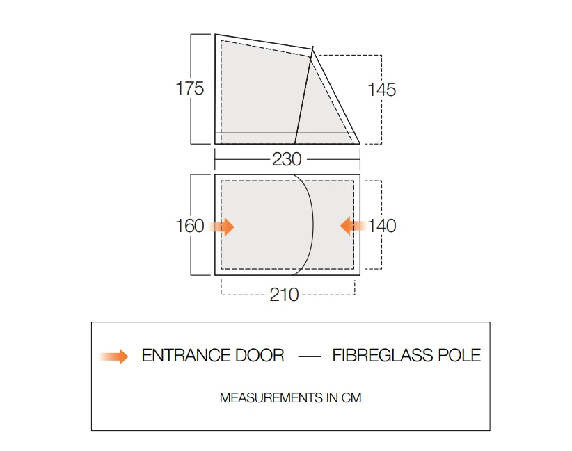 Vango Airbeam Vango Balletto Tall Annex Elements Shield (2022) 3 Vango Airbeam Vango Balletto Tall Annex Elements Shield (2022) - Image 3