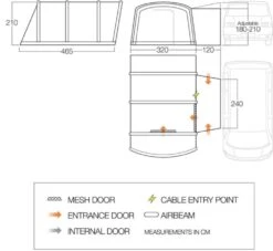 Vango Airbeam Vango Galli III RSV Low Awning 11 Vango Airbeam Vango Galli III RSV Low Awning -Outwell Store vango 2019 awnings floorplan galli rsv low